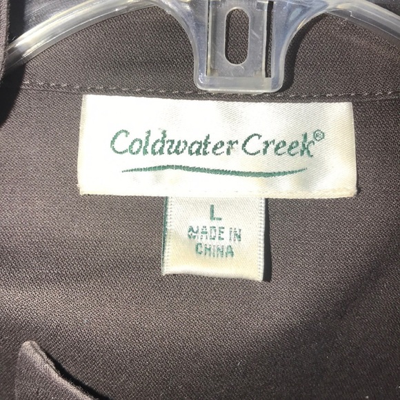 Coldwater Creek black trouser style jacket large - Picture 5 of 6